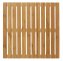 Baderost Mod. Indoor & Outdoor Bambus, 50 x 50 cm, mit rutschhemmender Unterseite - 1