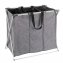 Wäschesammler Mod. Trio Grau meliert, Wäschekorb, 130 l - 1