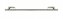 Turbo-Loc® Badetuchstange Mod. Orea Uno Shine, 60 cm, Befestigen ohne bohren - 1
