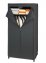 Kleiderschrank Mod. Deep Black mit Ablage, Gestell aus Metall - 1