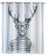 Anti-Schimmel Duschvorhang Mr. Deer Flex, Textil (Polyester), 180 x 200 cm, waschbar - 1