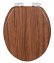 WC-Sitz Mod. Chestnut Braun, aus FSC® zertifiziertem MDF - 1
