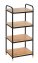 Regal Mod. Loft aus Bambus mit 4 Etagen, Badezimmerregal, Wohnregal - 1