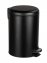 Treteimer Mod. Leman Easy Close Schwarz 12 L, mit herausnehmbarem Einsatz - 1