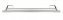 Turbo-Loc® Badetuchstange Mod. Orea Duo Shine, 60 cm, Befestigen ohne bohren - 1