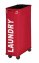 Wäschesammler Mod. Corno Rot, Wäschekorb, 43 l - 1