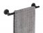 Badetuchstange Mod. Bosio Schwarz Matt, rostfrei, 40 cm - 1