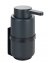 Wand Seifenspender Mod. Woya, Schwarz, Keramik-Seifenspender, 250 ml - 1