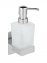 Turbo-Loc® Seifenspender Genova Shine, abnehmbarer Spender aus satiniertem Glas - 1