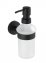 Seifenspender Mod. Bosio Edelstahl Black matt, Fassungsvermögen ca. 200 ml - 1