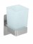 Turbo-Loc® Zahnputzbecher Mod. Genova Matt, Abnehmbarer Becher aus satiniertem Glas - 1