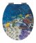 WC-Sitz Mod. Fish mit 3D-Effekt, MDF, mit Absenkautomatik - 1