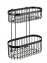 Wandregal 2 Etagen Classic Plus Black, mit hochwertigem Rostschutz - 1