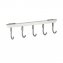 Türgarderobe Mod. Asola mit 5 Haken Edelstahl, rostfrei - 1