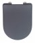 Premium WC-Sitz Mod. Sedilo matt Grau, mit Absenkautomatik - 1