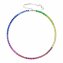 Collier rhodiniert mit Zirkonia multicolor - 1