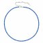 Collier rhodiniert mit Zirkonia blau - 1