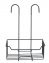 Thermostat-Dusch-Caddy Mod. Milo Schwarz matt Edelstahl, rostfrei - 1