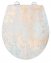 Premium WC-Sitz Mod. Agate mit Relief, aus antibakteriellem Duroplast - 1