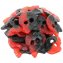 Totenkopf Fruchtgummi mit Himbeergeschmack und Lakritz 1000g - 1