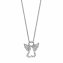 Anhänger mit Kette 925/- Sterling Silber rhodiniert mit Anhänger Engel günstig online kaufen