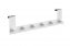 Türgarderobe Mod. Celano Weiß, 6 Haken, für Türfalzstärken bis 2 cm - 1