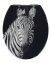 WC-Sitz Duroplast Mod. Zebra , Externe Easy-Close Absenkautomatik - 1