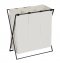 Wäschesammler Mod. Trio XL Beige, mit drei Fächern - 1