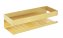 Turbo-Loc® Wandablage Mod. Genova Gold Matt, Befestigen ohne Bohren - 1