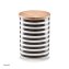 Vorratsdose mit Bambusdeckel Stripes - 1