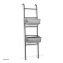 Leiter-Regal, Metall/Stoff mit Ablagen - 1