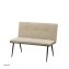 2-Sitzer Bank Antikbraun/Taupe Joschka - 1