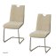 Schwingstuhl Taupe/Cord 2er Set Emrys - 1