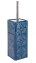 WC-Garnitur Mod. Cordoba Blau Keramik, mit spanischen Ornamenten - 1