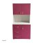 Badschrank Pink Weiß - 1