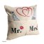 Kissen mit Taschen Mr.   Mrs. - 1