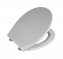 Premium WC-Sitz Mod. Samos Concrete Grey, aus antibakteriellem Duroplast - 1