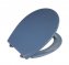 Premium WC-Sitz Mod. Samos Slate Blue, aus antibakteriellem Duroplast - 1