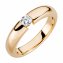 Ring Gold 750 mit natürlichem Brillant 0,25ct. - 1