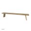 Schwibbogenbank Natur 60 cm - 1
