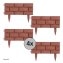 Beeteinfassung Steinmauer Terracotta Nessa - 1