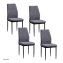 Stuhl Madison Webstoff Grau - 1
