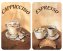 Herdabdeckplatte Universal Kaffee 2er Set, für alle Herdarten - 1
