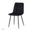 Stuhl Mesa Velvet Schwarz - 1