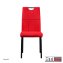 Stuhl Denton Velvet Rot - 1