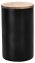 Aufbewahrungsdose Mod. Mio Schwarz 1,4 L, aus Borosilikatglas - 1