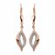 Ohrringe 585 Gold rosé mit 28 Brillanten 0,10ct. - 1