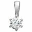 Anhänger Gold 750 mit natürlichem Brillant 0,25ct. - 1