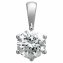 Anhänger Gold 750 mit natürlichem Brillant 1,00ct. - 1