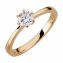 Ring Gold 750 mit natürlichem Brillant 0,50ct. - 1